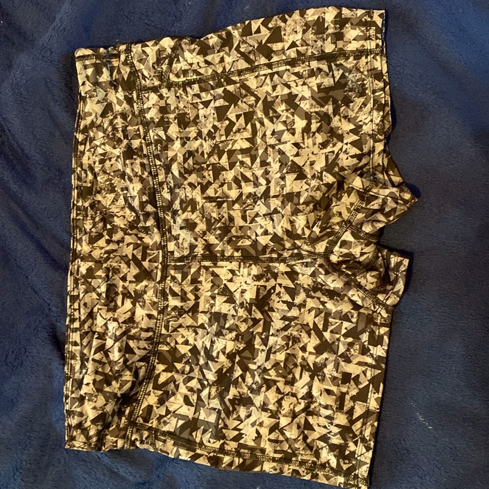 Geometric Bike Shorts